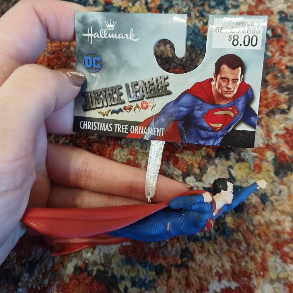 Superman NEW Justice League Christmas Ornaments DC Figurine Plastic Hallmark